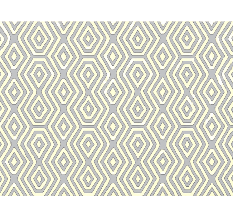 Rullegardin moderne geometrisk blå gull - Tenstickers