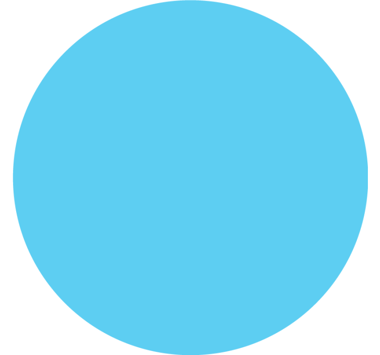 Rullegardin blå himmelblå - Tenstickers