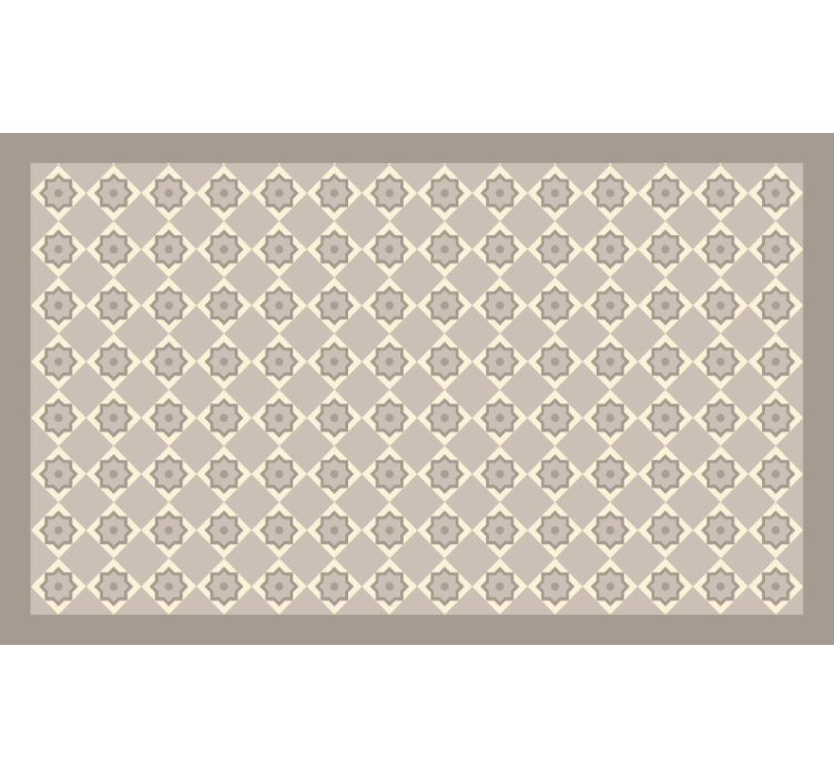 Rullegardin beige sementbeige fliser - Tenstickers