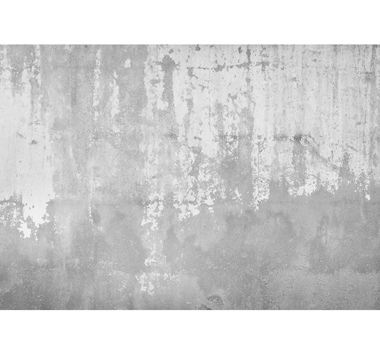 Rullegardin grå betonglook fotobehang - Tenstickers