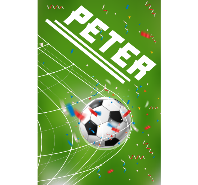 Scoringsmål tilpasset trykt rullegardin - Tenstickers