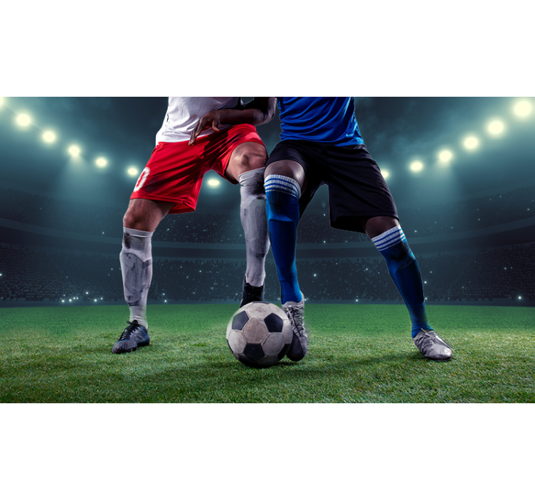 Ball i stadionfotball rullegardin - Tenstickers