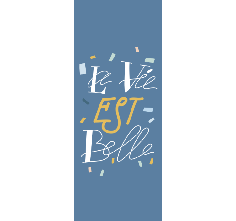 Elegant tekst master bedroom rullegardin - Tenstickers