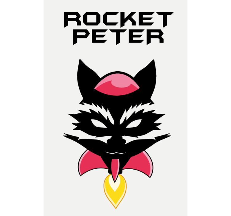 Leken karakter rullegardin personlig - Tenstickers