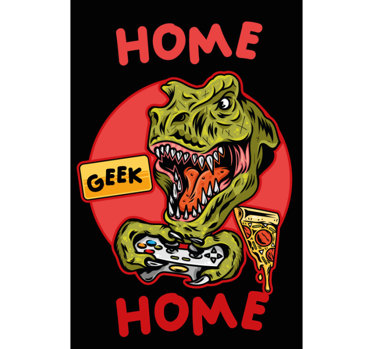 Home geek home geek rullegardin - Tenstickers