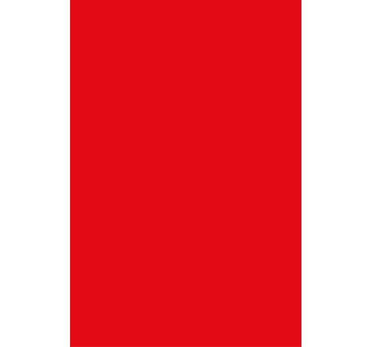 Rød farge stue rullegardin - Tenstickers