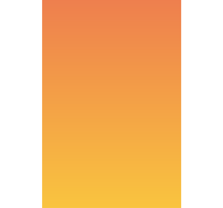 Nyanser av oransje farger master bedroom rullegardin - Tenstickers