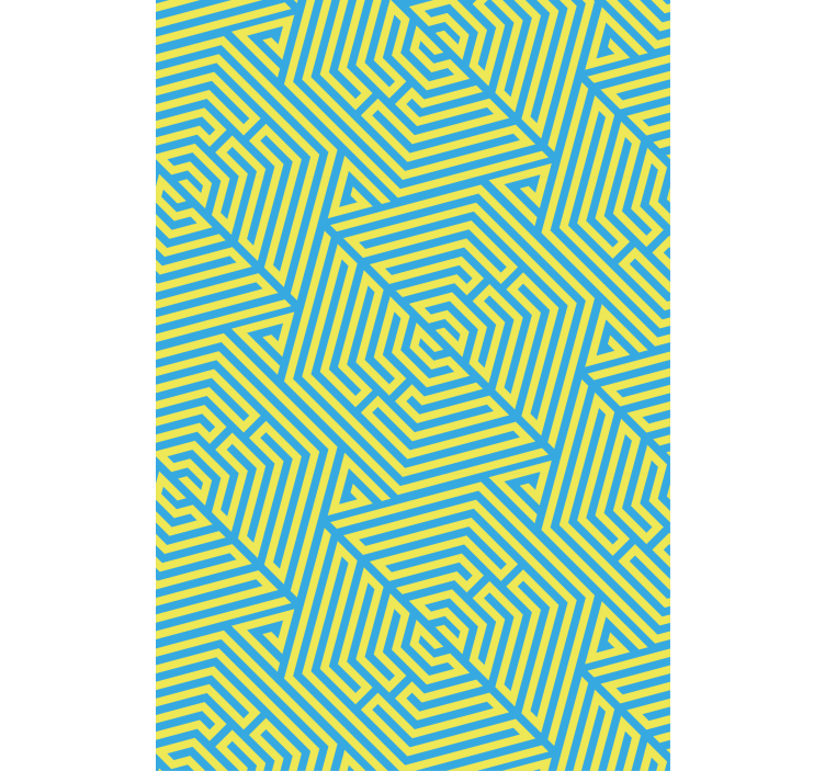 Geometrisk lineær arrangement rullegardin tekstur - Tenstickers