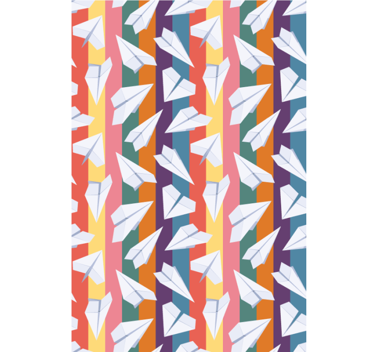 Papirfly flyvning rullegardin morsomme - Tenstickers