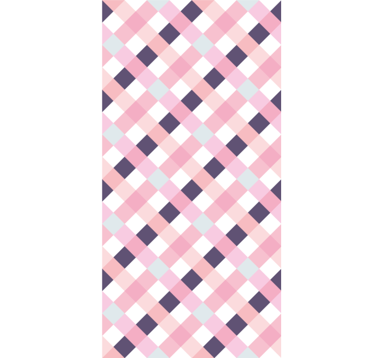 Diamantmønster harmoni rullegardin moderne - Tenstickers