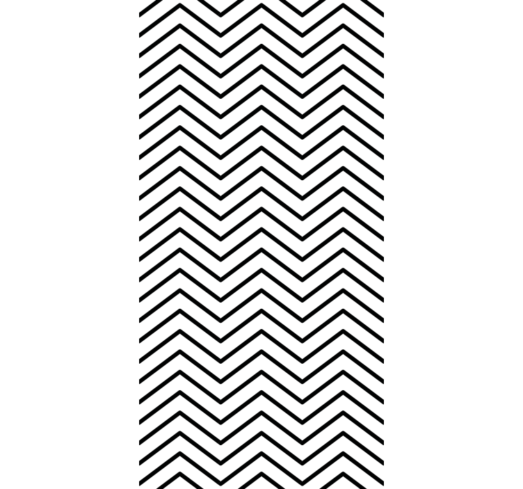 Chevron mønstret design rullegardin moderne - Tenstickers