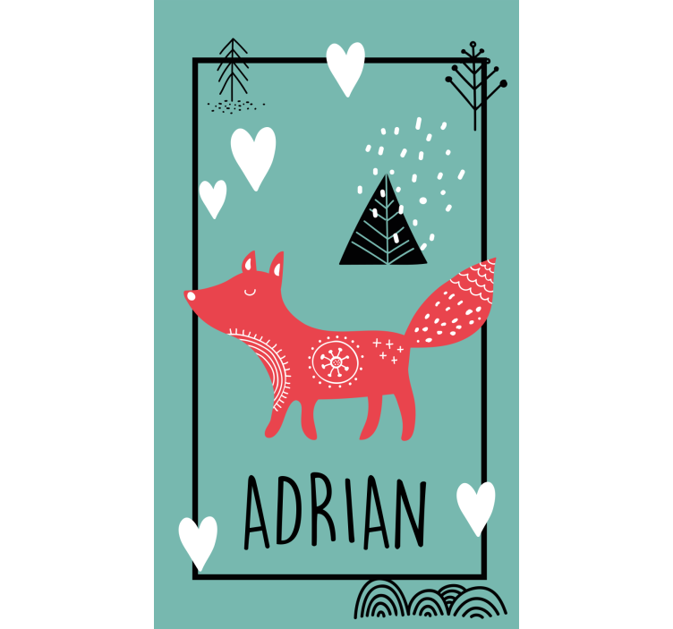 Tilpasset rev design rullegardin personlig - Tenstickers