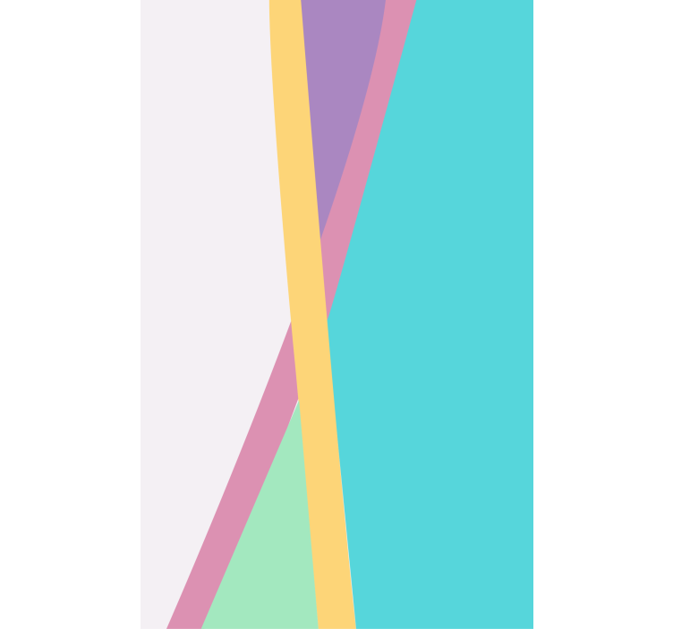 Geometriske fargerike mønstre rullegardin moderne - Tenstickers