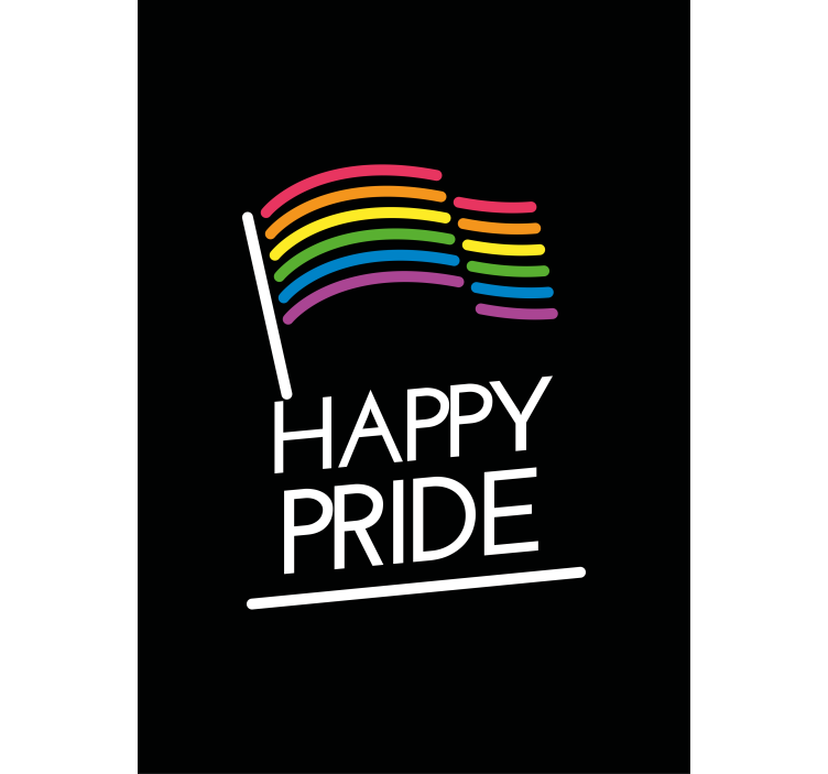 Fargerike pride day -etiketter rullegardin andre temaer - Tenstickers