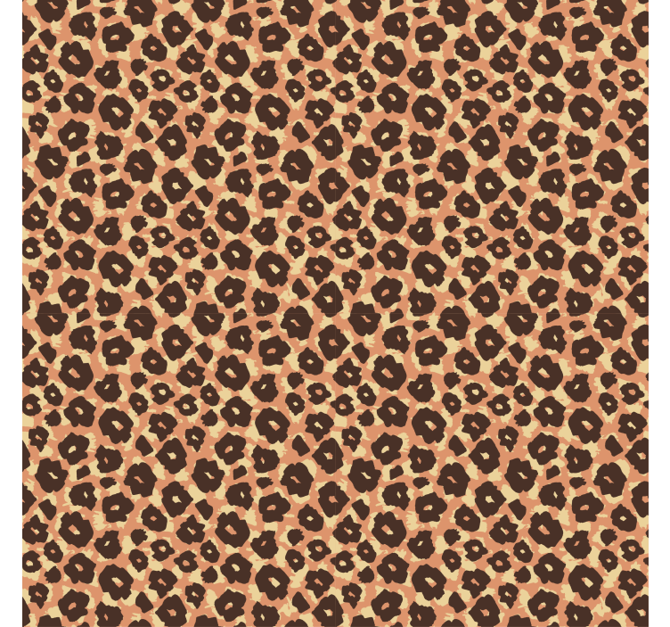 Leopardskinnstrykk rullegardin dyr - Tenstickers