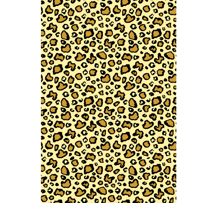Leopard spot tema rullegardin dyr - Tenstickers