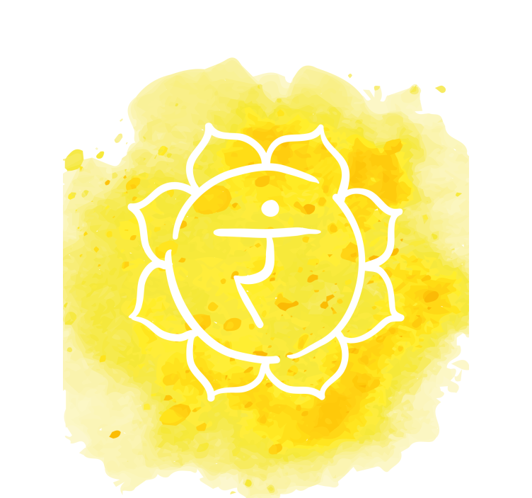 Chakra symbol rullegardin zen - Tenstickers