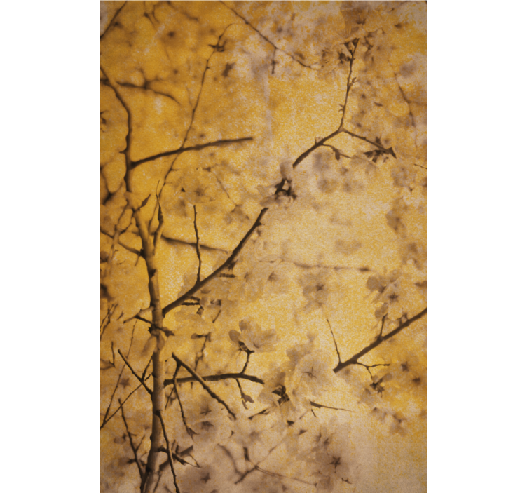 Sakura kvister rullegardin blomster - Tenstickers