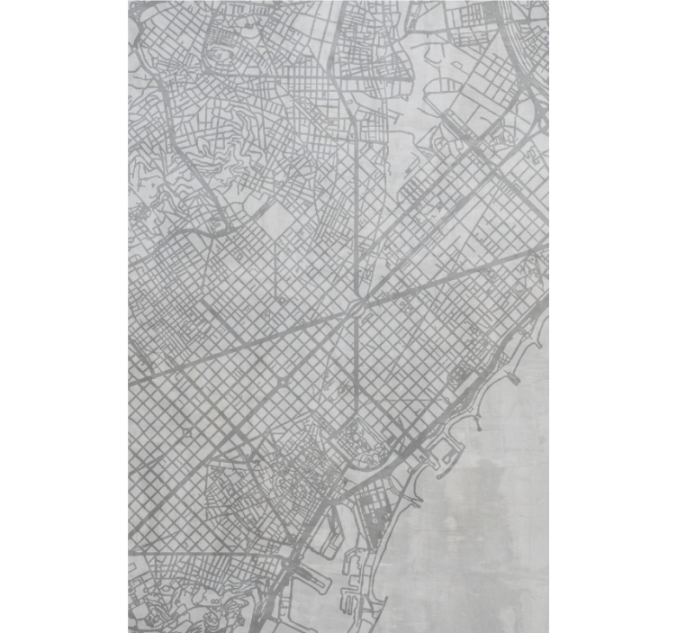 Bykartmønster rullegardin verdenskart - Tenstickers