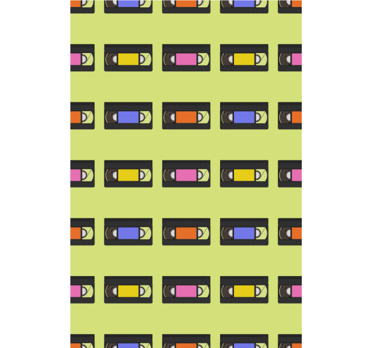 Retro videobånd rullegardin nerdere - Tenstickers