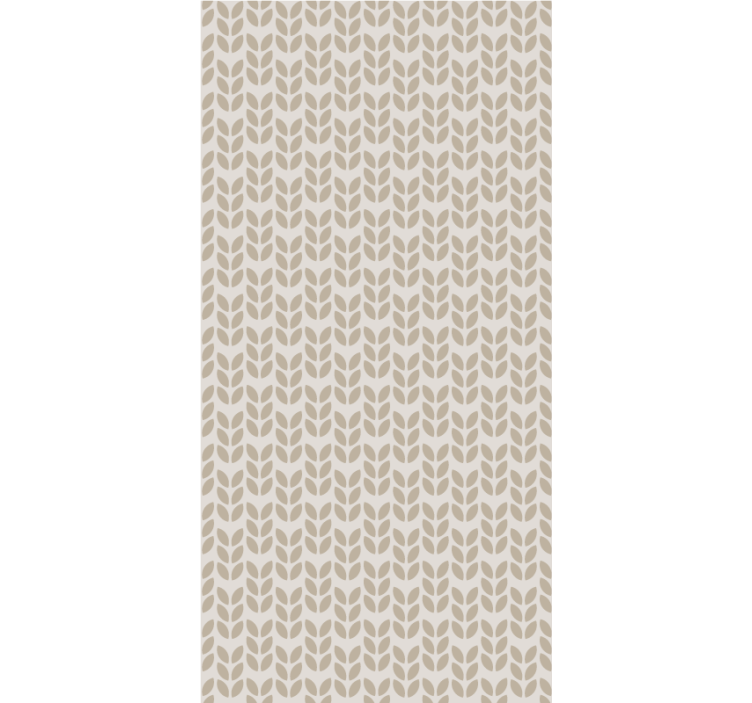 Rullegardin blomster bladmønster design - Tenstickers