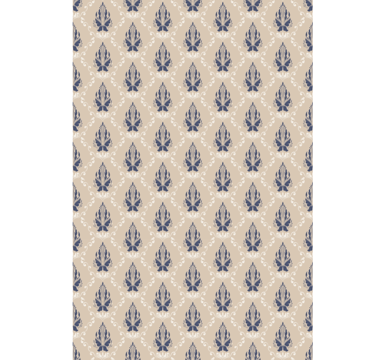 Grasiøst botanisk tema rullegardin elegant - Tenstickers