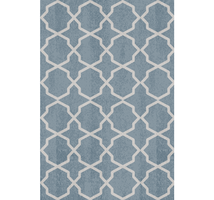 Geometrisk layouttilnærming rullegardin moderne - Tenstickers