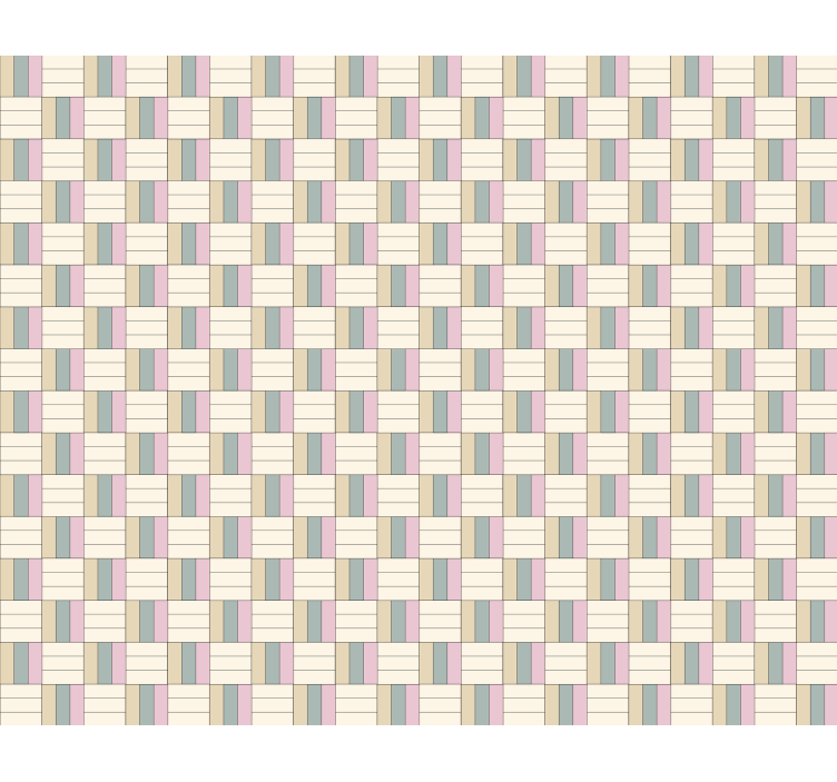 Komposisjon med geometrisk tema rullegardin tekstur - Tenstickers