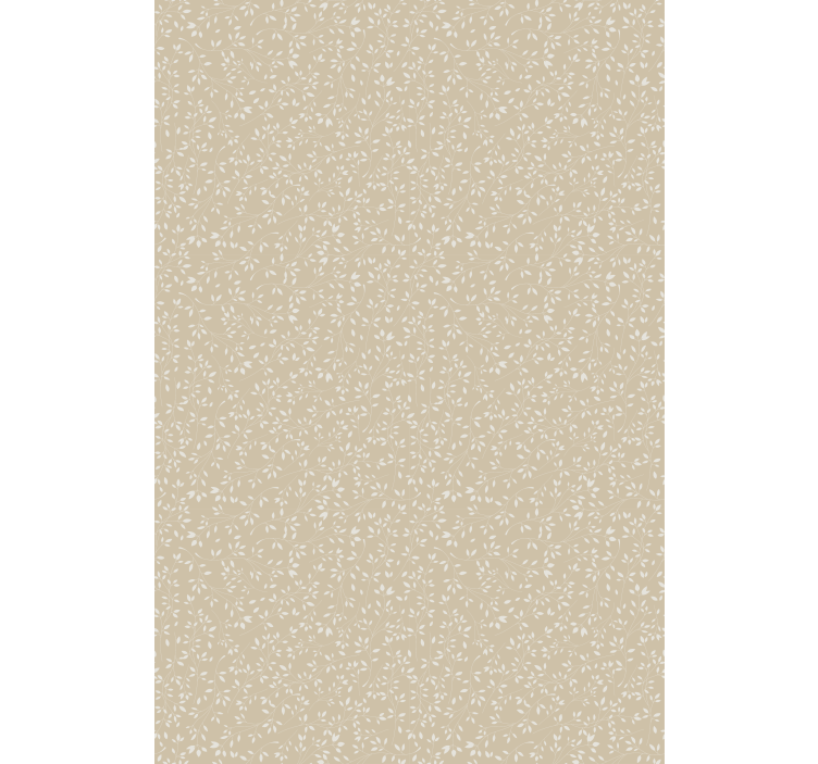 Myke blad tema rullegardin blomster - Tenstickers