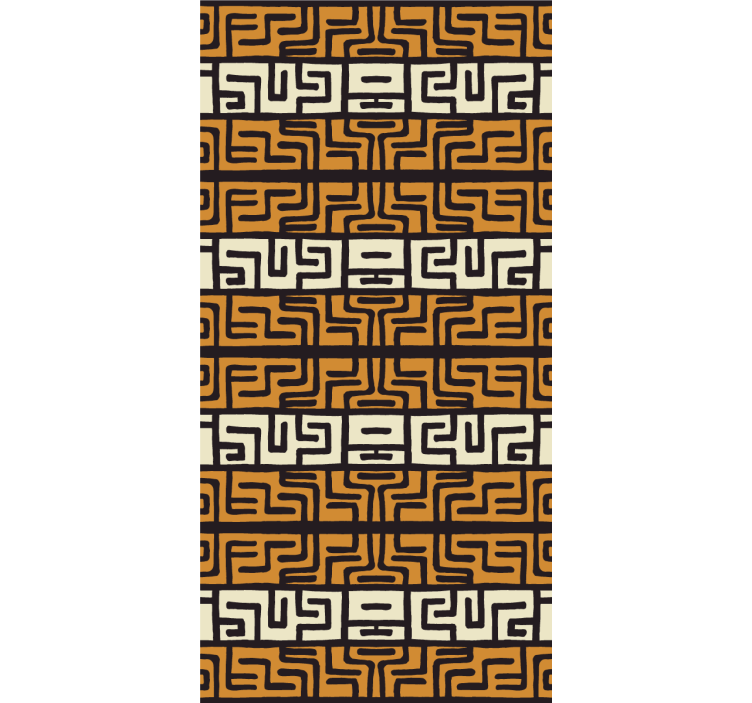 Blanding av geometrisk arrangement rullegardin tekstur - Tenstickers