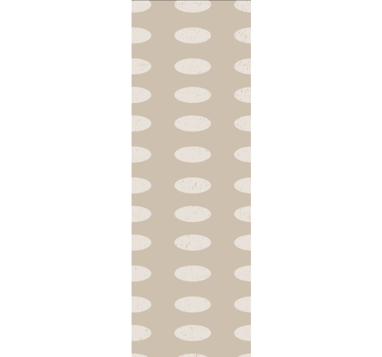 Oval mønster kontrast rullegardin tekstur - Tenstickers