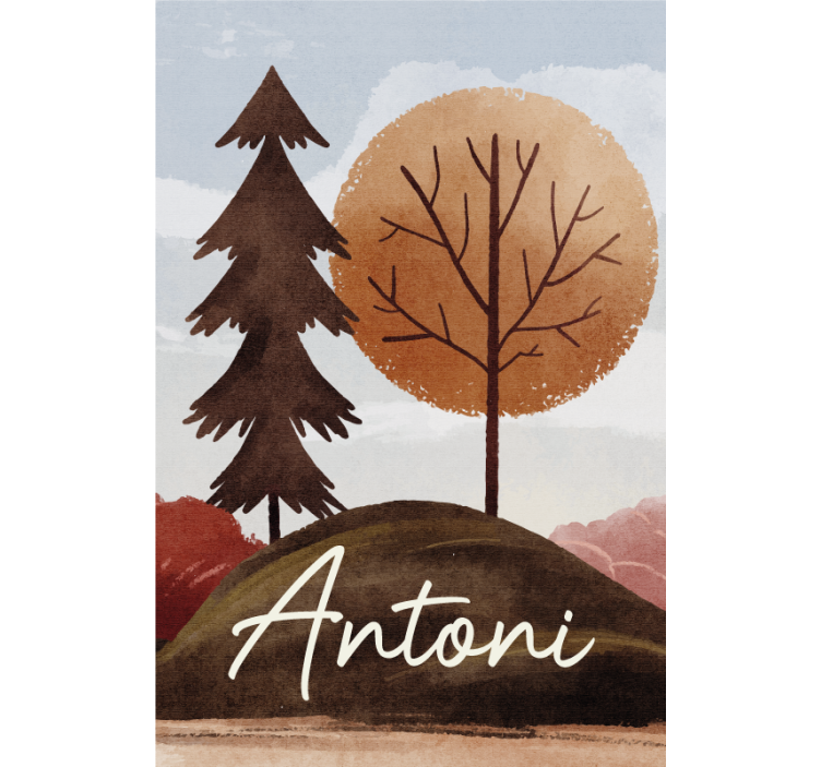 Skandinaviske bjørketrær rullegardin trær - Tenstickers