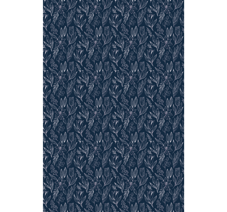 Blomstermotiv eleganse rullegardin blomster - Tenstickers