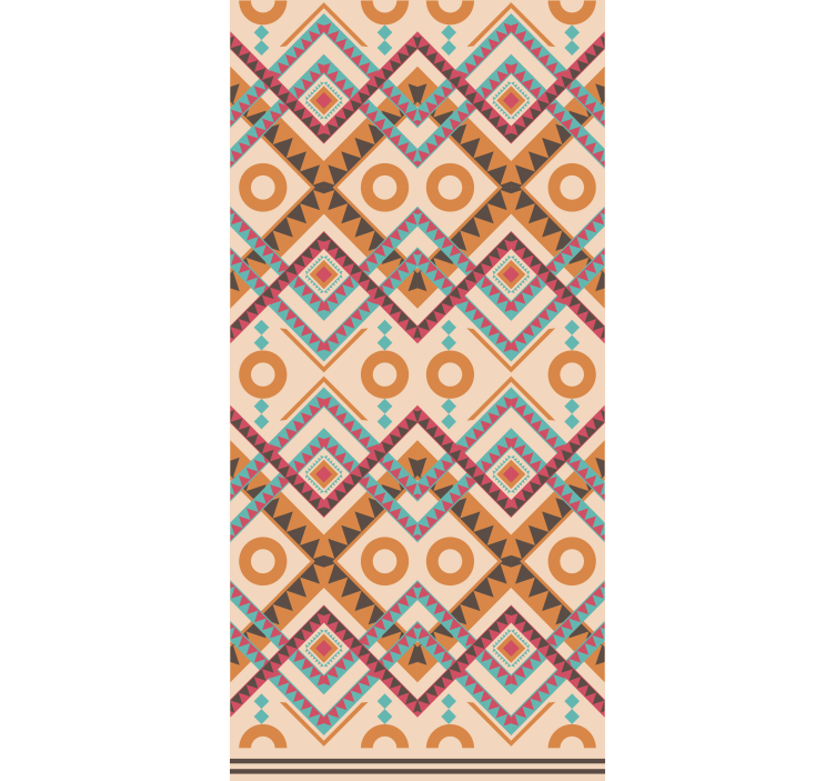 Flerfarget diamantmønster rullegardin tekstur - Tenstickers