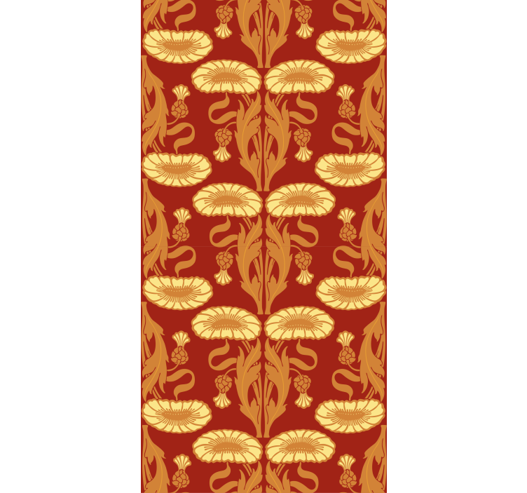 Kunst nouveau rullegardinen - Tenstickers