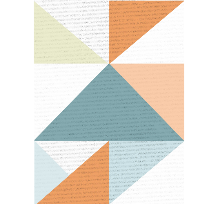 Geometrisk trekantmønster rullegardin moderne - Tenstickers