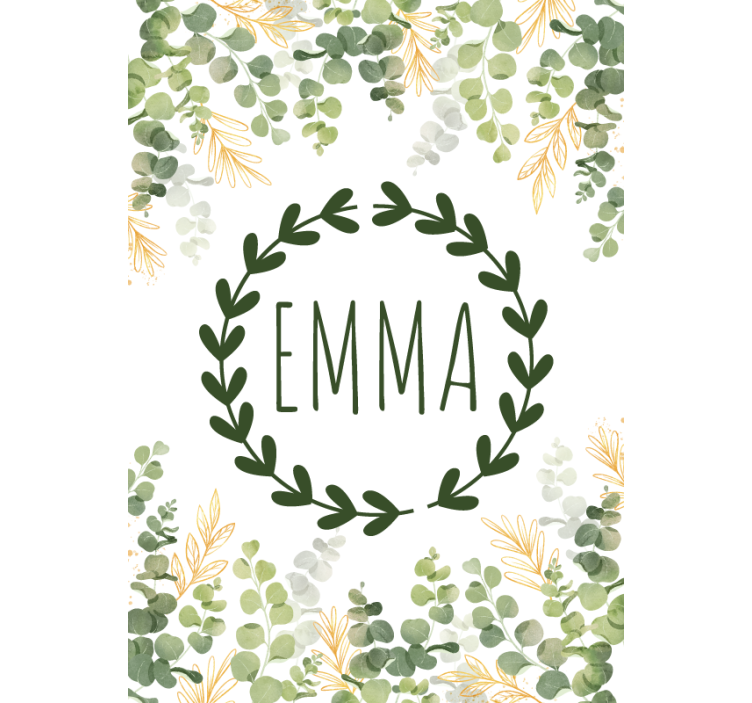 Skreddersydd laurbærkrans barn rullegardiner - Tenstickers