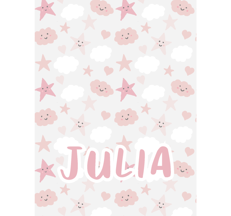 Glade stjerner rullegardin skyer - Tenstickers