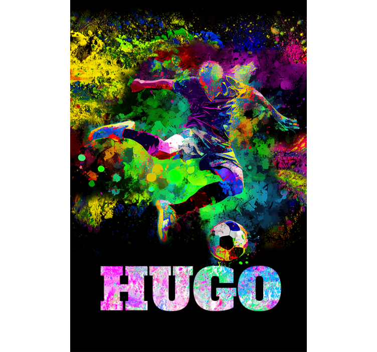 Fargerik design rullegardin fotball - Tenstickers