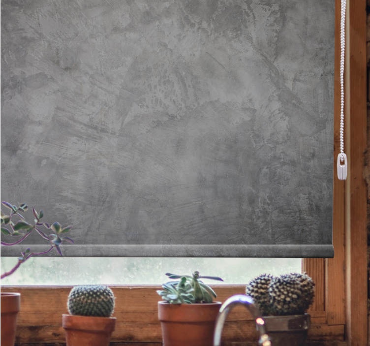 Betongveggmønster rullegardin tekstur - Tenstickers