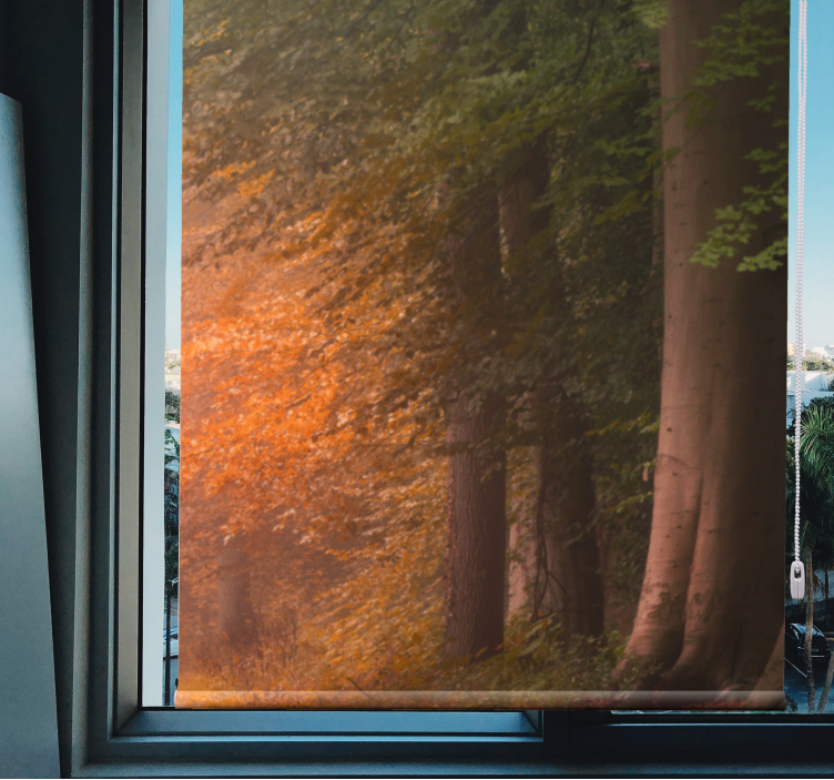 Dyp fantastisk skog rullegardin originale - Tenstickers