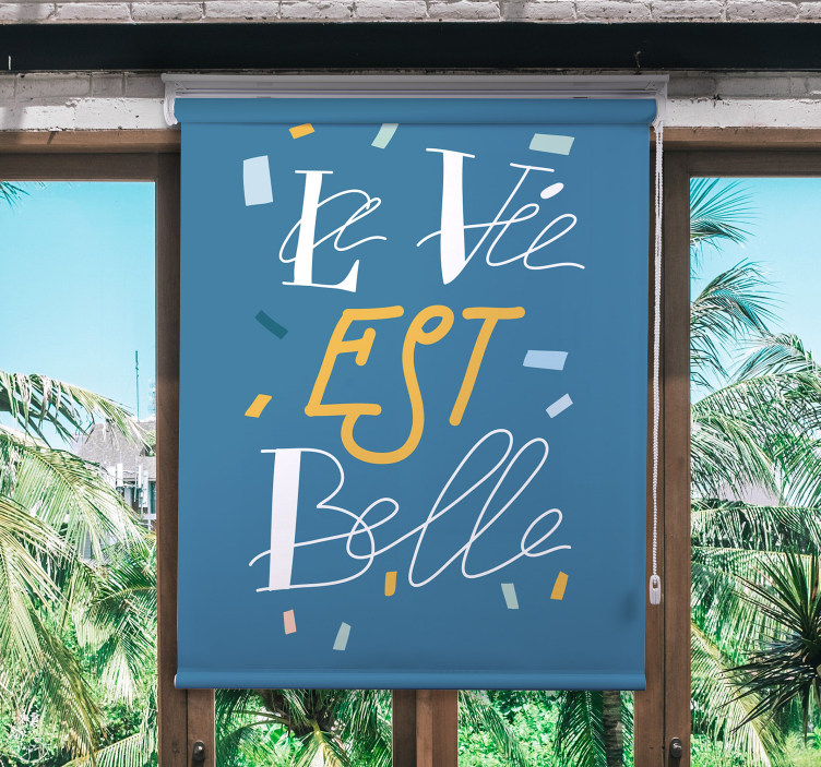 Elegant tekst master bedroom rullegardin - Tenstickers