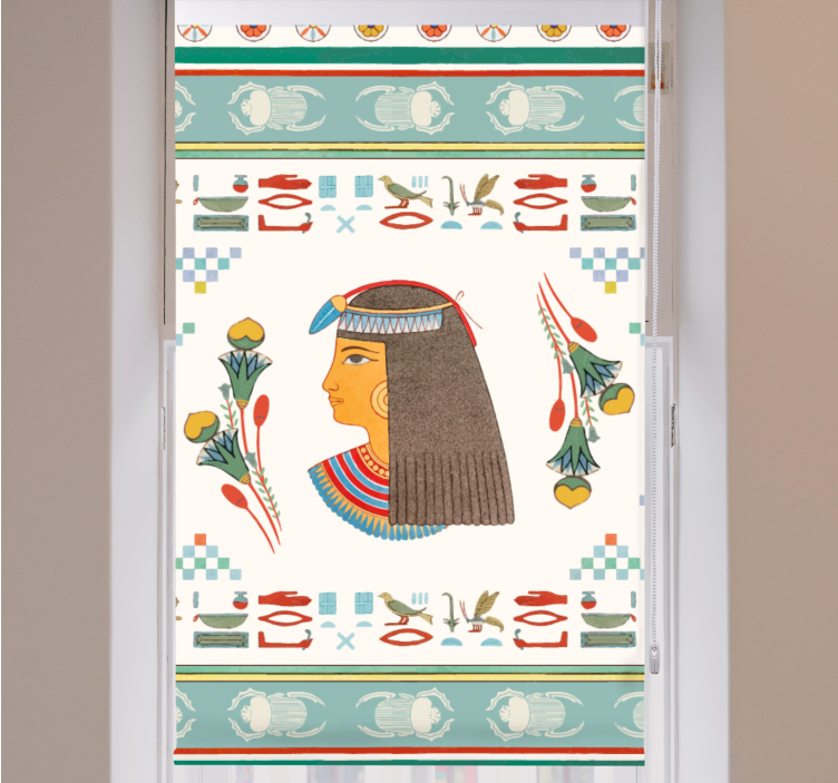 Gammel egyptisk dronning kunst rullegardin serier - Tenstickers