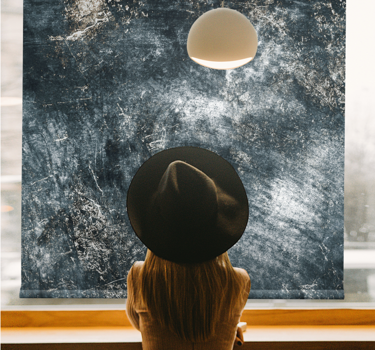 Slitt design "industriell stil" rullegardin stue - Tenstickers