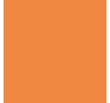 Oransje ensfarget rullegardin kjøkken - Tenstickers