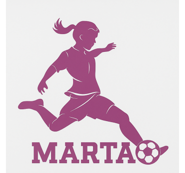 Jentefotballspiller rullegardin barn - Tenstickers