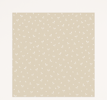 Beige bladmotiv rullegardin barn - Tenstickers