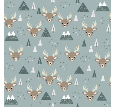 Nordisk kjære design rullegardin barn - Tenstickers