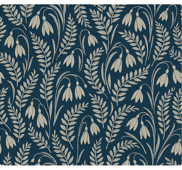 Rullegardin nordisk marinebeige snøklokker - Tenstickers