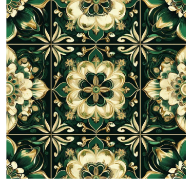 Rullegardin kjøkken botaniske mosaikkfliser - Tenstickers
